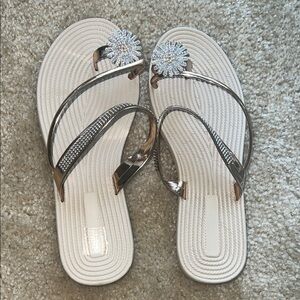 Stylish Silver Women's Sandals